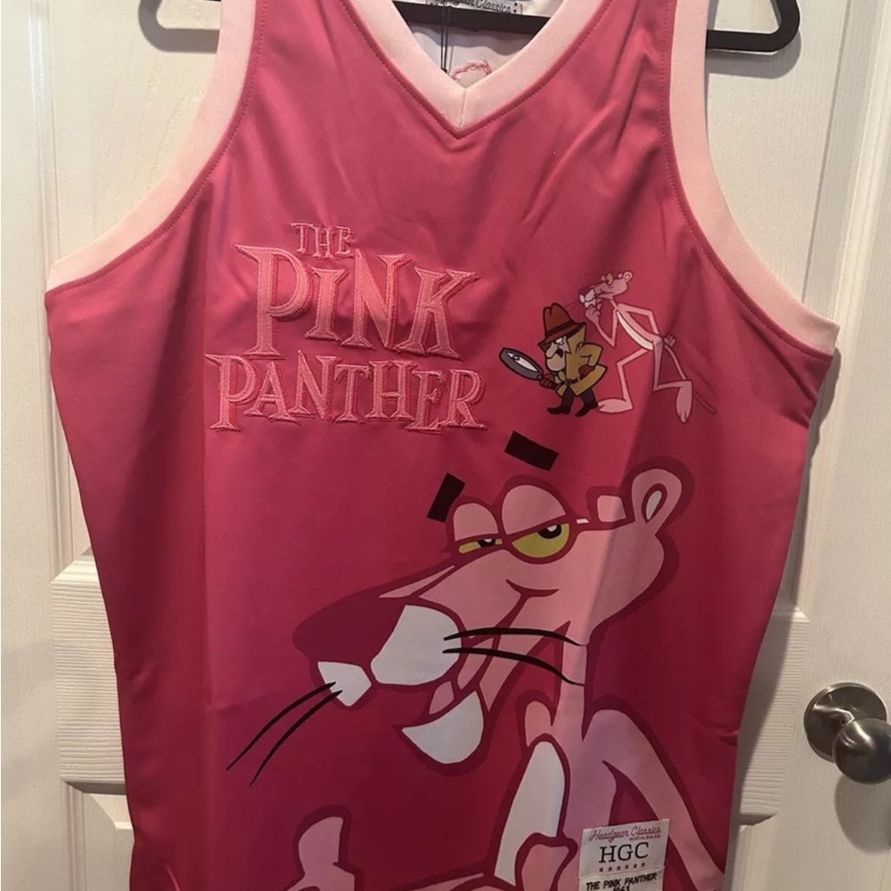 Headgear Classics Pink Panther Graphic Basketball Jersey